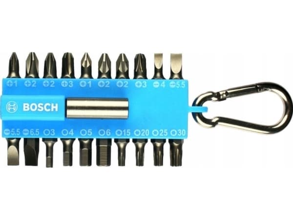 Bosch-bittisarja karabiinilla 21osaa vaaleansininen