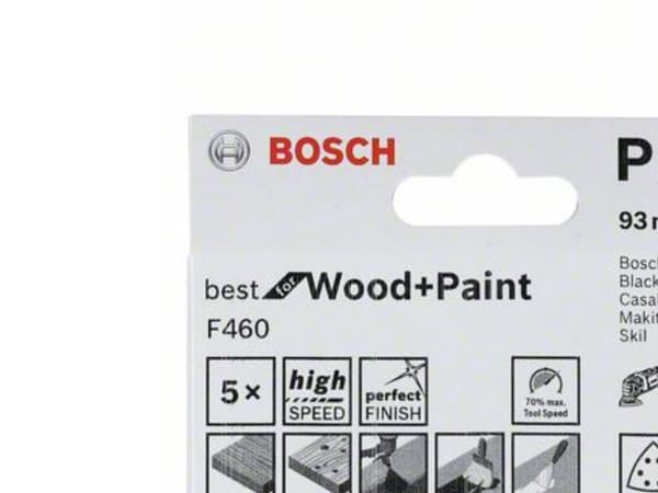 Bosch SLIBEBLAD DELTA BFWP 93MM K180 5STK