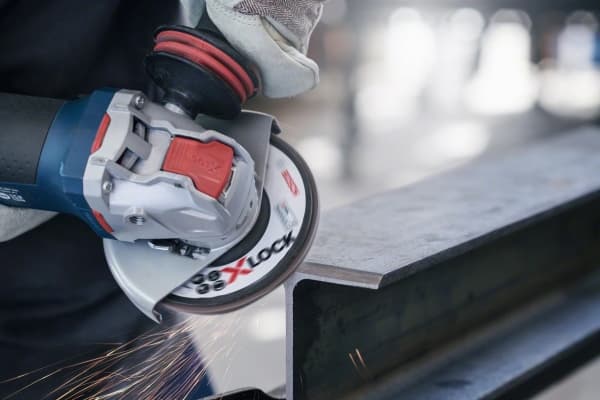 Bosch Best for Metal X571 - Klaffplate - for metall, rustfritt stål - 125 mm - X-LOCK - grovkorn: 40
