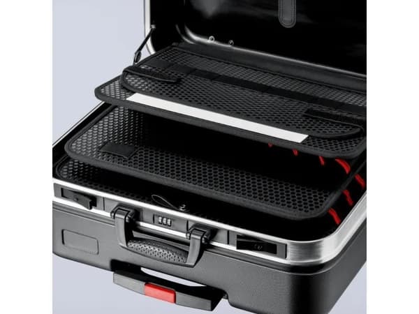 Knipex BIG Basic Move, Työkalulaatikko, Akryylinitriilibutadieenistyreeni (ABS), Alumiini, Musta, 33 L, 20 kg, Yhdistelmälukko