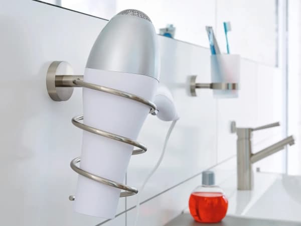 TESA 40311-00000-00-00-00, Seinäkiinnitys, Ruostumaton teräs, Hopea, Seinä, 100 mm, 135 mm