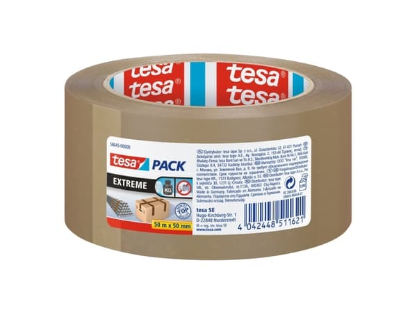 tesa EXTREME 58645-00000-00-00 Pakkebånd tesapack® Brun (L x B) 50 m x 50 mm 1 stk 1 stk