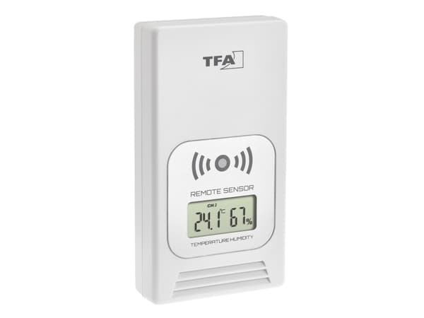 TFA-Dostmann LIFE, Musta, Hopea, Kosteusmittari sisäkäyttöön, Lämpömittari sisäkäyttöön, Kosteusmittari ulkokäyttöön,..., Muovi, 20 - 95%, 0 - 50 °C,