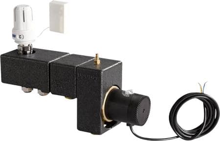 Uponor Fluvia t.PUSH 12 TH-X - med termostat. Komplet inklusiv isolering