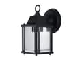 Miniatyrbilde 2 av 5: LEDVANCE ENDURA CLASSIC - Vegglampe - 1 sokkel - E27 - firkantet lykt - svart, blank