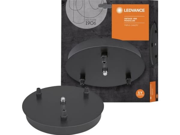 LEDVANCE 941930460, Soltak, Svart, CE, 220 - 240 V, 50 / 60 hz, 20 cm