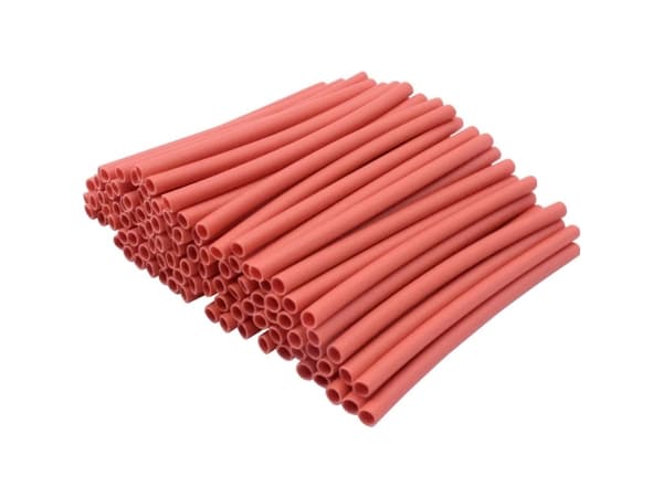 TRU COMPONENTS T1807CA007A Krympeslange med lim Rød 1,60 mm 0,50 mm Krympningshastighed:2:1 100 stk