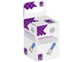Miniatyrbild 1 av 2: TRU COMPONENTS T1904C039 Fladstikholdere sortiment Stikbredde: 6.30 mm Stiktykkelse: 0.80 mm 180 ° Delvist isoleret Blå 25 stk