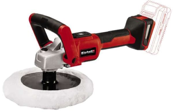 Einhell CE-CP 18/180 Li E-Solo, Disk-slipemaskin, Sort, Rød, Børsteløs, 500 RPM, 3000 RPM, Batteri - SOLO