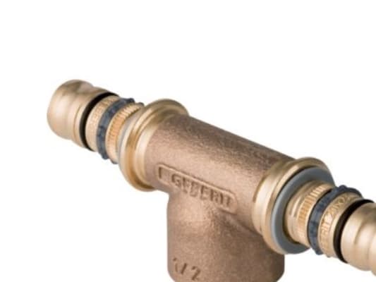 Mepla RG T-styk indv. ø75x1x75 - Geberit Mepla T-stykke m/indv. gevind: d=75mm, Rp=1, d1=75mm