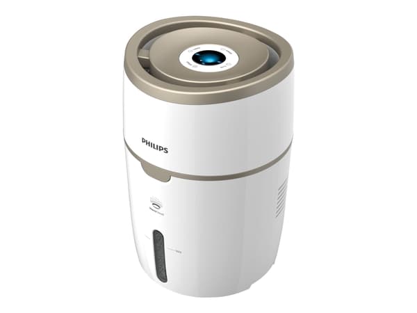 Philips Series 2000 HU4816 - Luftfukter - mobil, frittstående - hvit/sjampanjegull Hvit, Sjampagne