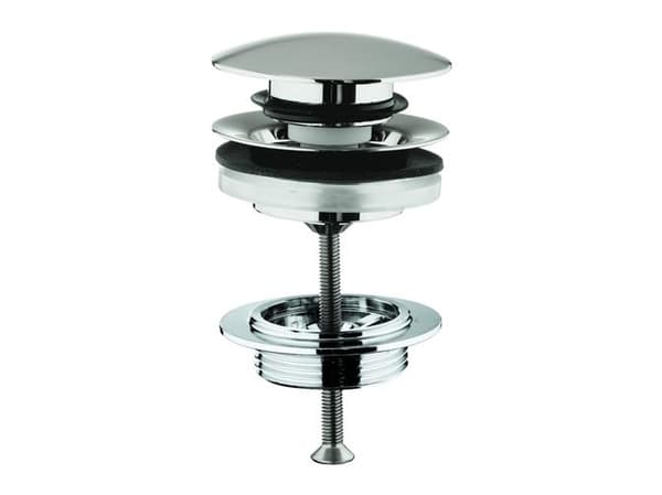 Grohe Push up bundventil - Supersteel, Afløbsgarniture med tryk-åben 65807DC0