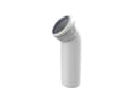 Miniatyrbilde 1 av 3: Wavin AS+ bøjning lang 110x45° - PP-M