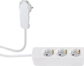 REV Multiple Socket Outlet 3-fold 2m white