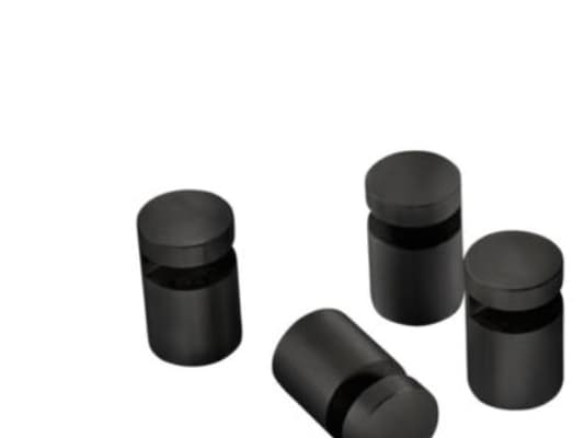 Pressalit spegelhållare, set med 4 stycken, matt svart