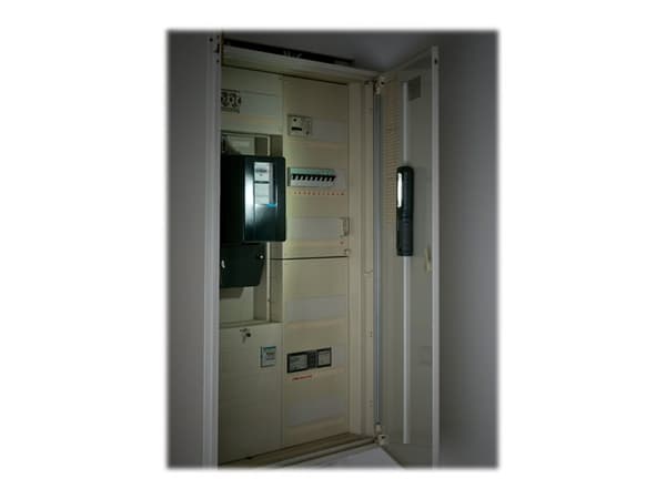 Brennenstuhl 1175640, Käsikokoinen taskulamppu, Musta, Muovi, Painikkeet, IP54, LED