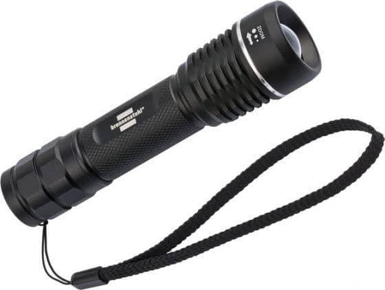 Brennenstuhl 1178600401, Painikkeellinen taskulamppu, Musta, Painikkeet, IP67, LED, 1 lamppua musta