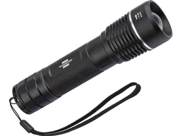 Brennenstuhl 1178600800, Painikkeellinen taskulamppu, Musta, Painikkeet, IP67, 1 lamppua, 1250 lm