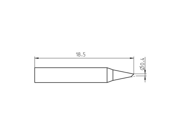 Weller RTM 004 B, Loddespiss, Weller, WXMP, WMRP, 40 W, Sort, Rustfritt stål, 1 stykker