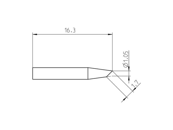 Weller RTP 012 B MS, Loddespiss, Weller, WXPP MS, 40 W, Sort, Rustfritt stål, 1 stykker