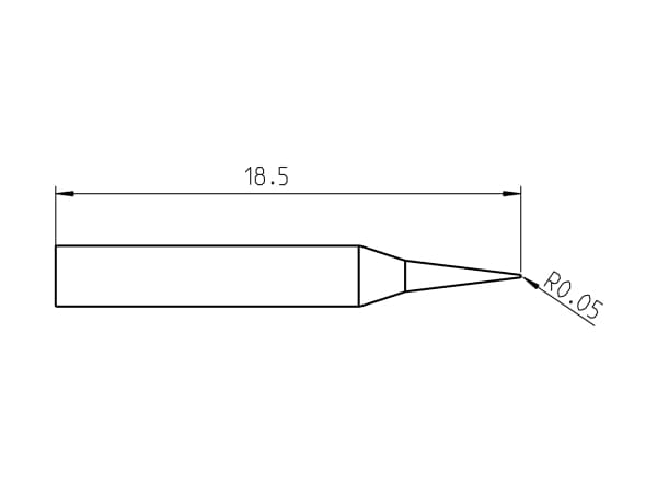 Weller RTP 001 C NW, Loddespiss, Weller, WXPP, 40 W, Sort, Rustfritt stål, 1 stykker