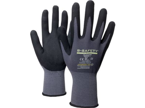 B-SAFETY ClassicLine Nitril HS-101004-11 Nitril Arbejdshandske Størrelse (handsker): 11 EN 388 CAT II 1 pari