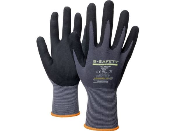 B-SAFETY ClassicLine Nitril HS-101004-8 Nitril Arbejdshandske Størrelse (handsker): 8 EN 388 CAT II 1 stk