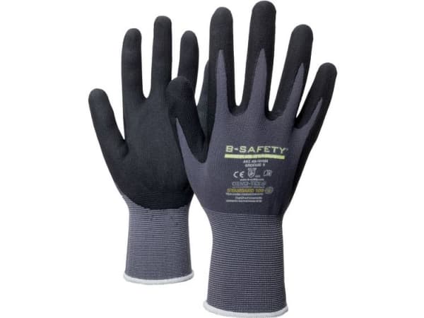 B-SAFETY ClassicLine Nitril HS-101004-9 Nitril Arbejdshandske Størrelse (handsker): 9 EN 388 CAT II 1 stk