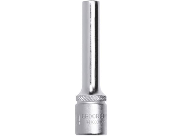 Gedore R41000709, Stikkontakt, 1/4", Metrisk, 1 hoder, 7 mm, Kromvanadiumstål