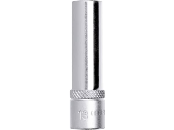 Gedore R61001614, Stikkontakt, 1/2", Metrisk, 1 hoder, 22,23 mm, Kromvanadiumstål