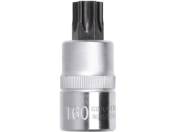 Gedore R62451910, 1 stk, Torx, T45, Krom-vanadium-stål, DIN 3120 - C 12,5, ISO 1174, 5,5 cm