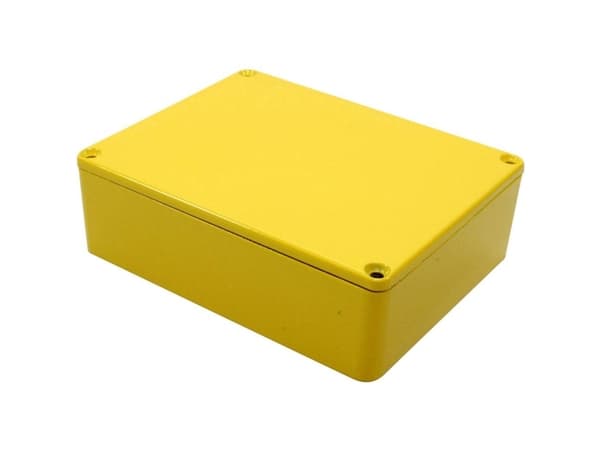 Hammond Electronics 1590BB2YL Yleiskaappi 119 x 94 x 38 Valettu alumiini Keltainen 1 kpl