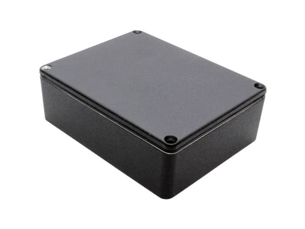 Hammond Electronics 1590WBB2BK Universal-kaappi 119 x 94 x 38 Valettu alumiini Musta 1 kpl