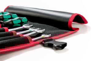 PARAT BASIC - Rullboks for 15 tools - nylon - svart
