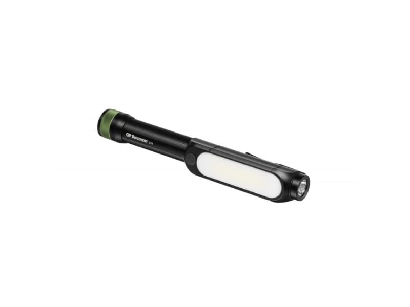 GP Batteries 450058, Ficklampa, Svart, Gjuten aluminium, IPX4, Kina, 350 LM
