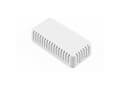 Pikkukuva 2 / 2: Hammond Electronics 1551V2WH Universal-kaappi 80 x 40 x 20 ABS Valkoinen 1 kpl 1 kpl
