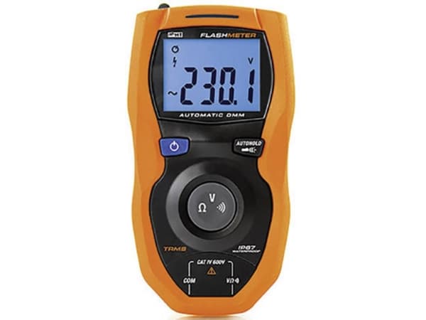 HT Instruments 1010605 Kädessä pidettävä digitaalinen yleismittari Vesitiivis (IP67) CAT IV 600 V Näyttö (lukemat): 4000