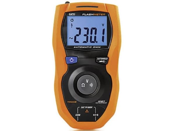HT Instruments 1010605 Kädessä pidettävä digitaalinen yleismittari Vesitiivis (IP67) CAT IV 600 V Näyttö (lukemat): 4000