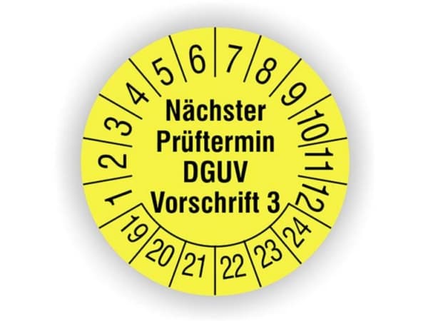 HT Instruments 2002270 Prüfplaketten 30mm Turvatestilevyt 1 kpl