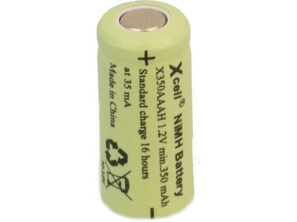 Xcell X1/2aaah-350 Special Battery 1/2 Aaa Nimh 1.2v 350 Mah