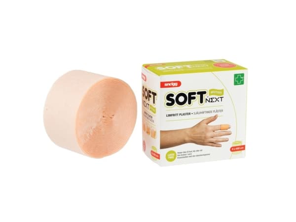 Plaster Soft Next Snøgg 6 cm x 4.5 m Latexfri Beige