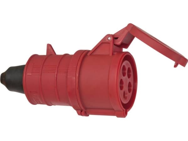 Brennenstuhl 1081060, 1 AC-pistorasia(a), IP44, Punainen, 400 V, 32 A, 1 kpl