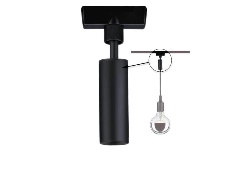 Paulmann PAULMANN 96914 Opbygningssystem-komponent Pendeladapter Sort