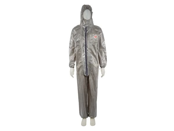 3M 4570, Harmaa, XXL, SML, Aikuinen, Unisex, Vetoketju