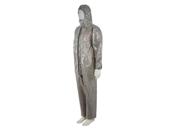 3M 4570, Harmaa, XXL, SML, Aikuinen, Unisex, Vetoketju