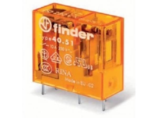 Finder Pin Relay 1P 10A 24V AC (40.51.8.024.0000)