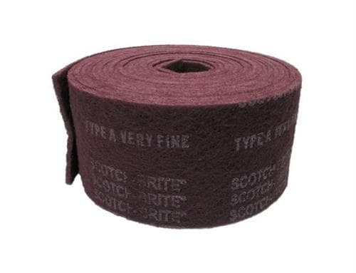 3MTM Scotch-BriteTM CF-RL, A VFN, 100 mm x 10.000 mm, Rød, 4 rl/krt