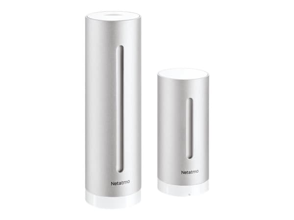 Netatmo NBU-NWS-NRG-EU Rain Pack - Väderstation - trådlös - grå aluminium