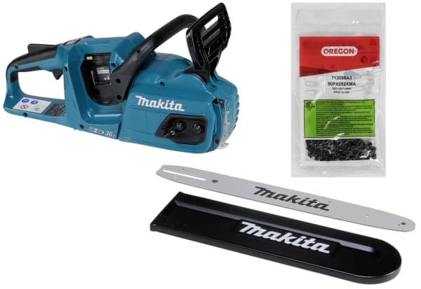 Makita DUC355Z - Motorsag - trådløs - bruker 2x 18V batterier (ikke inkludert) - 35 cm - 35 cm - 4,7 kg - SOLO