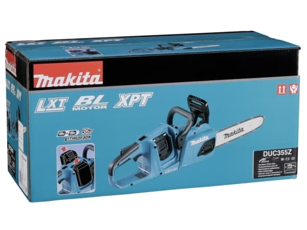 Makita DUC355Z - Motorsag - trådløs - bruker 2x 18V batterier (ikke inkludert) - 35 cm - 35 cm - 4,7 kg - SOLO